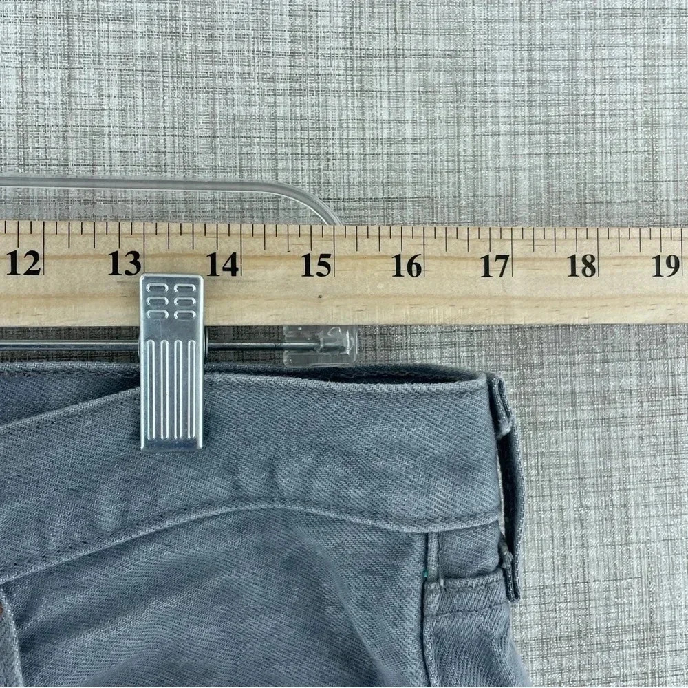 Levi's 501 Jeans Mens Size 36x34 gray button fly 0989 - Picture 7 of 12
